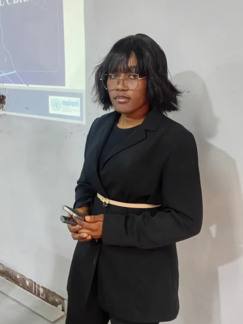 Mme MPINGA Laurence Laureine lors de la matinée scientifique du 12 août 2026
