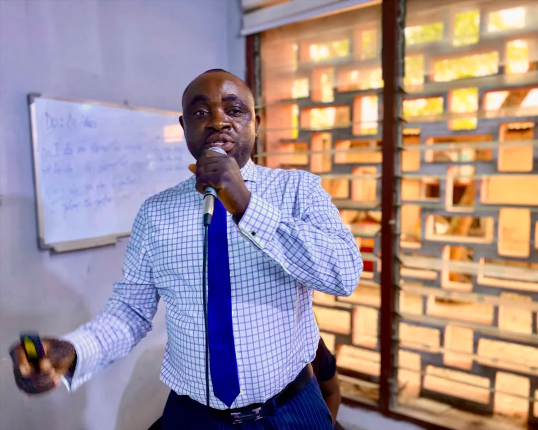 M. MANDE KASHELE Alexis lors de la matinée scientifique du 19 août 2026